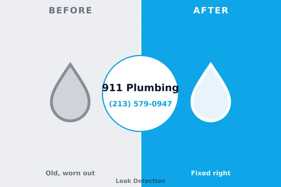 Before and after: plumbing company Glendale, OH
